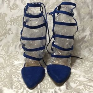 JUSTFAB Blue Beautiful Heels